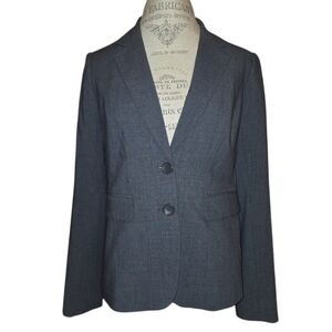 The Limited Gray Professional Two Button Tailored Blazer Suit Jacket Size 10 NWT